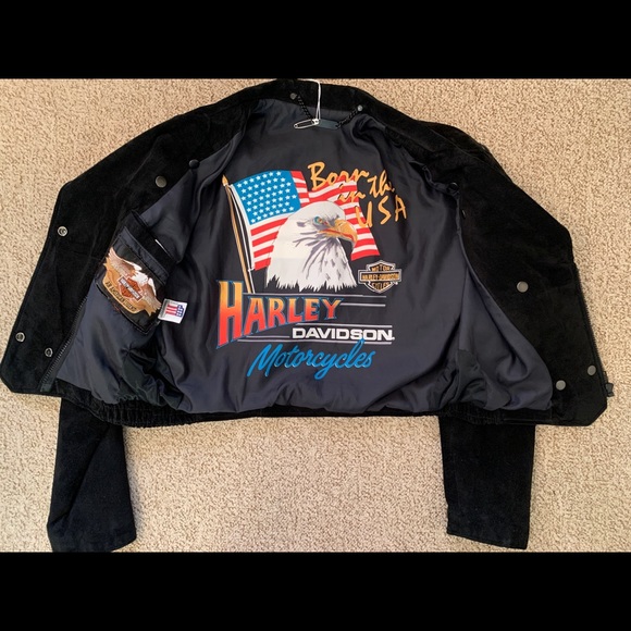 Vintage Harley-Davidson Suede Jacket🥀 - Picture 4 of 10